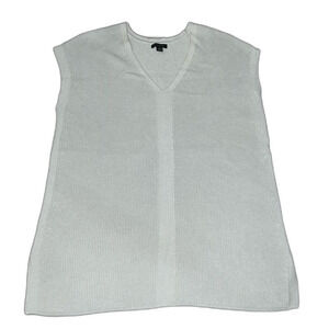 J. Jill Wearever Collection Marble Gray Knit Sleevelss Tunic Size Medium Petite